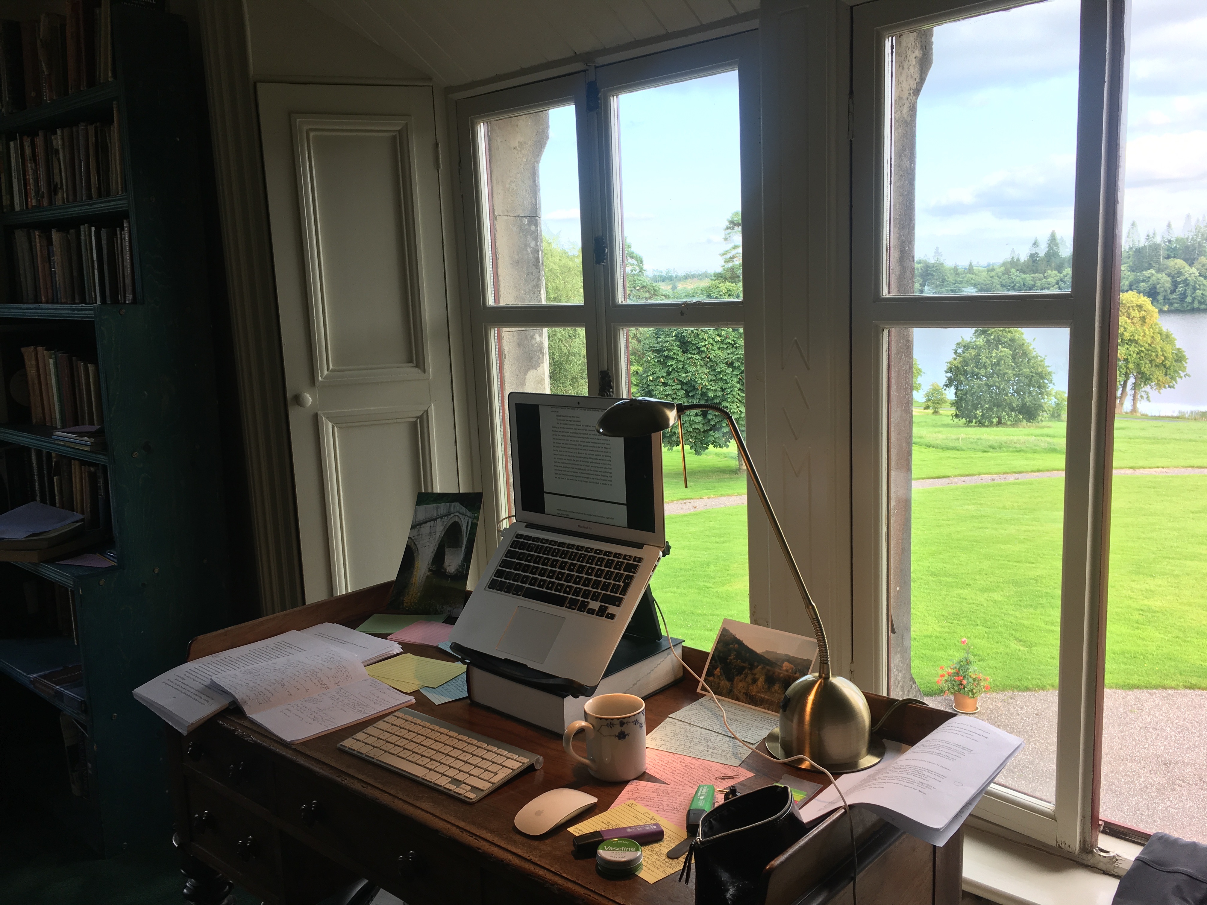 writing in the butler room